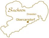 Landkarte Sachsen Obercarsdorf